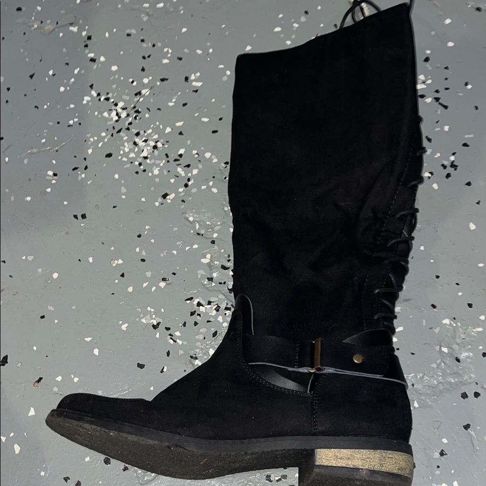 Shoe Dazzle lace up boots